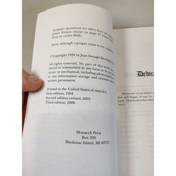 Threads of Time...A Spiritual Saga Jean Swengel 2006-Signed By Author - Picture 6 of 10